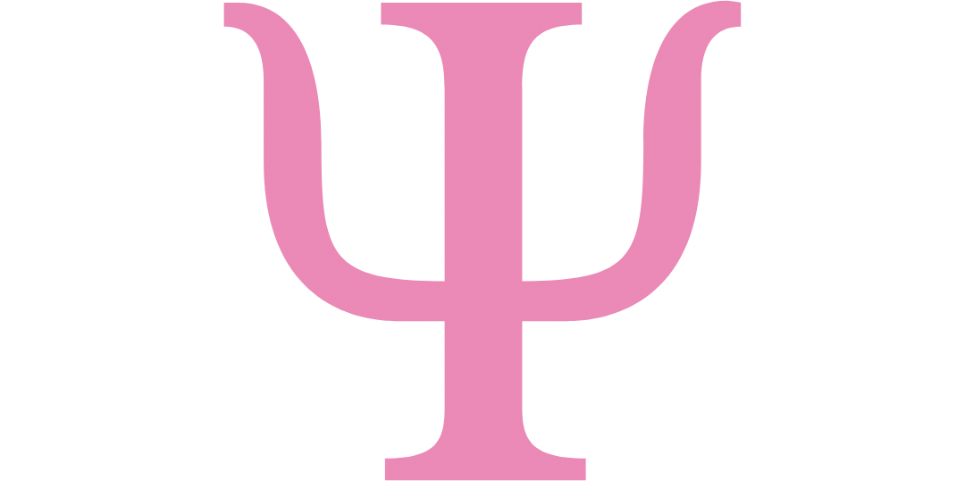 Pink psychology logo.